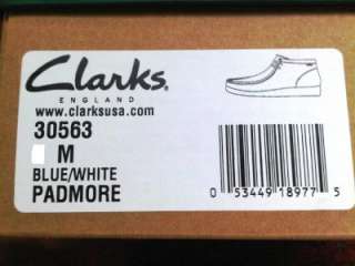 Up for grabs is one pair brand new in Original box CLARKS Padmore BLUE 