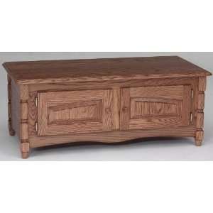    #835 Solid Oak Country Storage Coffee Table