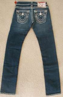 NWT True Religion womens Billy super T jeans in Del Mar Medium  