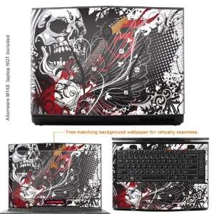   Decal Skin Sticker for Alienware M14X case cover M14X 448 Electronics