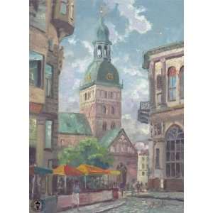   The Dome Cathedral, Riga, Latvia Artists Proof Canvas