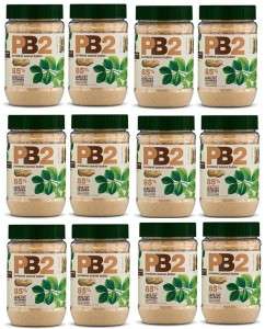 Case of 12 PB2 Plain Peanut Butter Powder 12 Jars New  