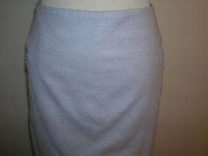 LAUREL by ESCADA gray/blue skirt suit 38/8 LOVE IT  