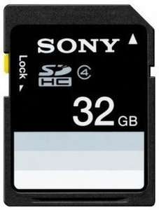 SONY SD HC SDHC CLASS 4 32GB 32G 32 G GB MEMORY CARD NEW LIFE TIME 