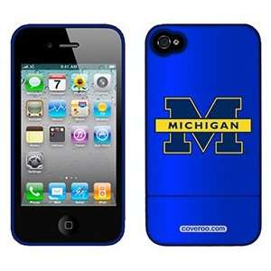  University of Michigan Michigan M on Verizon iPhone 4 Case 