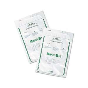  Biodegradable Plastic Money Bags, Tamper Evident, 9 x 12 