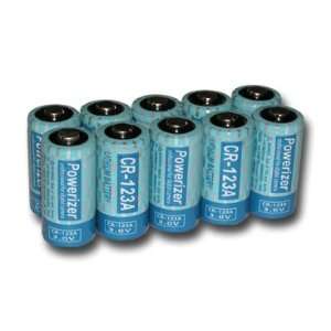  Primary Lithium Battery 10 Pcs CR123A (3.0V 1300mAh, 1.0A 