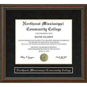  Northeast Mississippi Community College Diploma Frame 