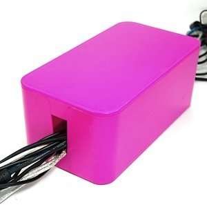 Hot Pink household patch board/ac adapter/charger/usb hub/network hub 