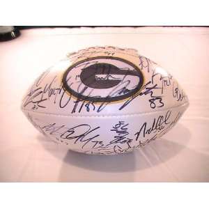 2011 Green Bay Packers Team Signed Autographed Football Arron Rodgers 
