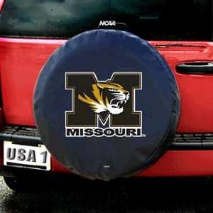  Missouri Tigers NCAA Spare Tire Cover (Black): Automotive