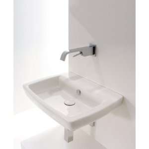 WS Bath Collections Ceramica 23.6 x 17.7 Wall Mount or Vessel Sink 