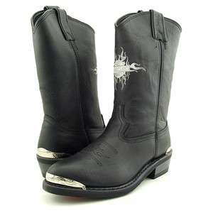   Davidson AMARILLO 91074 Black Western Boots RIDING BOOTS, SIZE 13