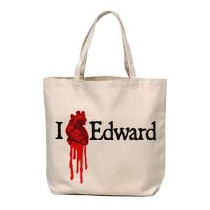  I Love Edward Canvas Tote Bag 