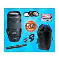 Canon EF 70 300mm f/4 5.6 IS USM Telephoto Zoom Lens/ Accessory Kit/ 5 