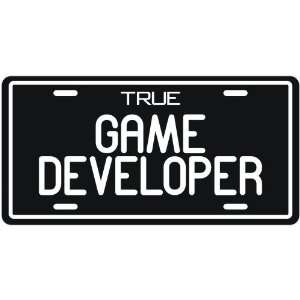  New  True Game Developer  License Plate Occupations 