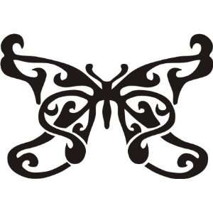    White Car Decal Butterfly  small Temporaray Tattoo Toys & Games
