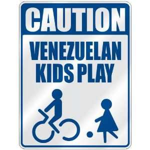   VENEZUELAN KIDS PLAY  PARKING SIGN VENEZUELA