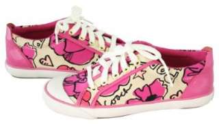  Coach Barrett Poppy Petal Pink Multi Tennis Shoes Shoes