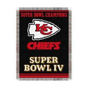  Kansas City Chiefs NFL Super Bowl Commemorative Woven 
