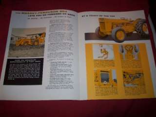 1960s Massey Ferguson 204 Industrial Tractor Advertising Brochure 