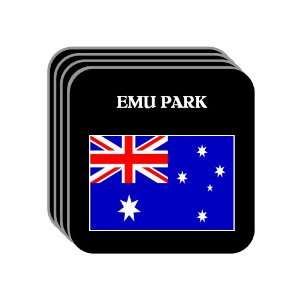 Australia   EMU PARK Set of 4 Mini Mousepad Coasters