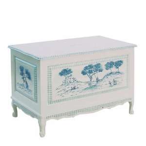  French Toy Chest   Blue Toile: Everything Else