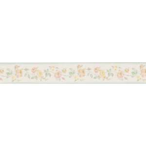 Brewster 418B110 Borders and More Connect The Dots Floral Wall Border 