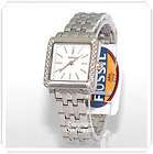 fossil womens three hand white dial watch es2615 one day