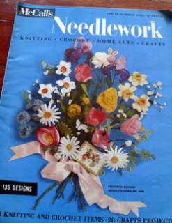 VINTAGE 1950s McCALLS NEEDLEWORK & CRAFTS PATTERNS BOOK Knitting 