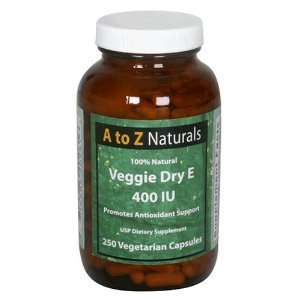   Veggie Dry E, 400 IU, 250 Vegetarian Capsules