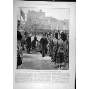  1892 Sutherland Argyll Highlanders Edinburgh Castle