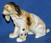 Vintage Brittany Spaniel Dog Figurine 3 H 4L OLD!!  