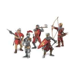  Schleich Fleur de Lis Knights   set of 5 Toys & Games