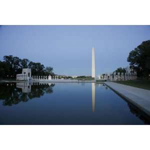 Cityscape Poster   Reflecting Pool on the National Mall with the 