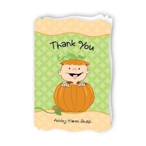   Personalized Baby Thank You Cards With Squiggle Shape Toys & Games