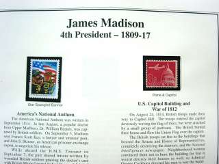 US, Heritage American Presidents Stamp Collection in Mystic album..No 