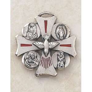   Way Cross Christian Catholic Holy Spirit Confirmation Protection Medal