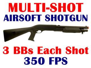 M56A Triple 3 Shot Burst Tactical AirSoft Shot Gun + BB  