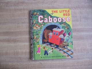 1953 The Little Red Caboose Childrens Book  