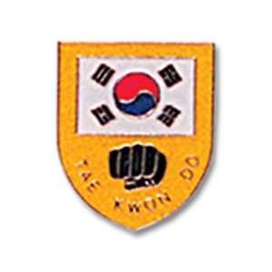  Uniform Pin   Tae Kwon Do Shield Pin: Sports & Outdoors