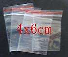   PCs 4 X 6 CM Ziplock Zipper Lock Resealable Plastic Poly Clear Bags
