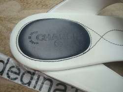 Chanel CC Logo Sandals Flip Flops Size Sz 40.5 10 11  