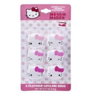  Hello Kitty Pink Lip Gloss Rings   6 Pack Health 