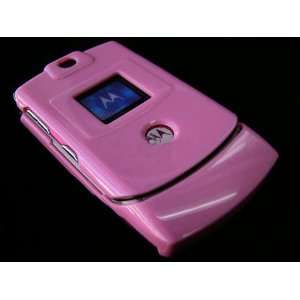  1894J265 Plastic Enclosure Case pink for Motorola RAZR V3 