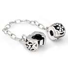 Bling Jewelry 925 Sterling Silver Clasp Stopper Safety Chain Pandora 