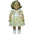   Treasures 1930s Pretty Cotton Doll Dress for American Girl 18 Dolls