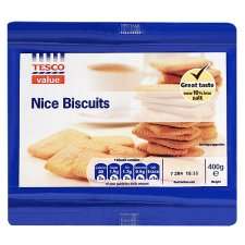 Tesco Everyday Value Nice Biscuits 400G   Groceries   Tesco Groceries