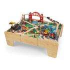 Kidkraft Limited Edition Roundhouse Train Set & Table w/ 2 Drawers 