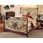 Grace French Bed with Frame   Metal Finish Antique Bronze, Size Twin